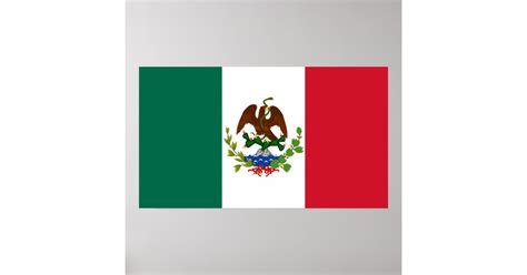 First Mexican Republic Flag Mexico 18241835 Poster Zazzle