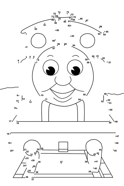 Dot To Dot Coloring Pages To 100