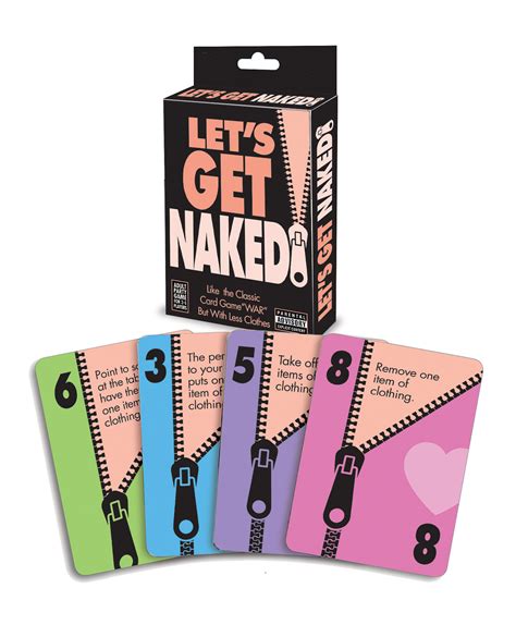 LET S NAKED PARTY CARD GAME