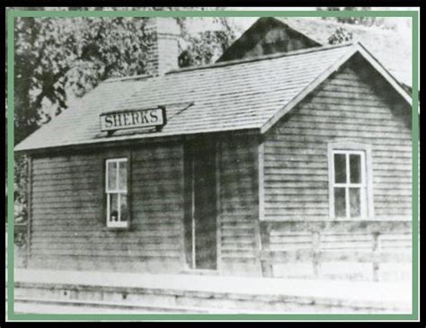 Sherks Ontario Grand Trunk Railway Depot Ontario House Styles