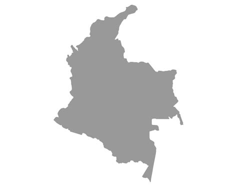 mapa de colombia en png o fondo transparente símbolo de colombia ilustración vectorial