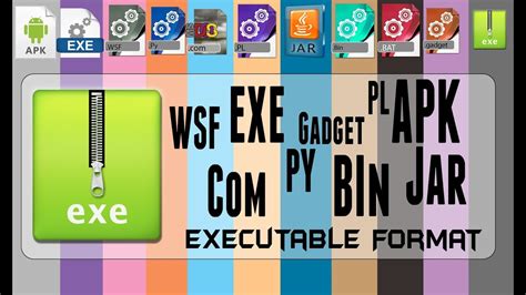 Understanding Executable File Standard Extension File Format Youtube