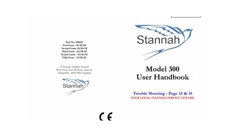 Stannah Model 300 User Handbook | Manualzz