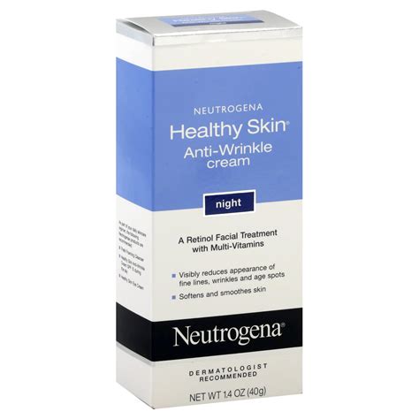 Neutrogena Healthy Skin Anti Wrinkle Cream Night 1 4 Oz 40 G
