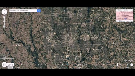 Columbus Ohio Urban Sprawl Time Lapse Youtube