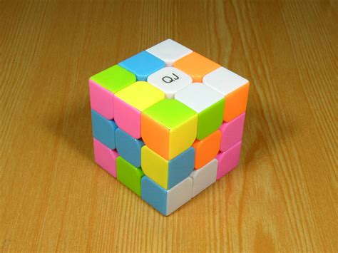Rubiks Cube 3x3 Qj Stickerless Puzzle Shop Cut Corner Cubes