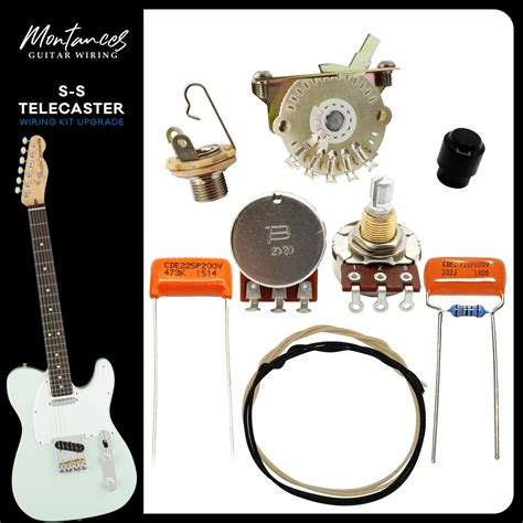 Telecaster 4 Way Wiring Kit Us Parts Montances Guitar Wiring