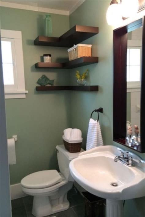 60 Creative Diy Floating Corner Shelves Ideas Small Bathroom Storage
