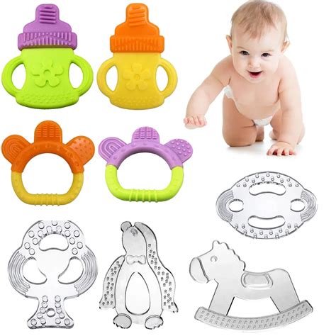 Pacifier Baby Teether Toy Silicone Infant Tooth Device Cartoon Shape