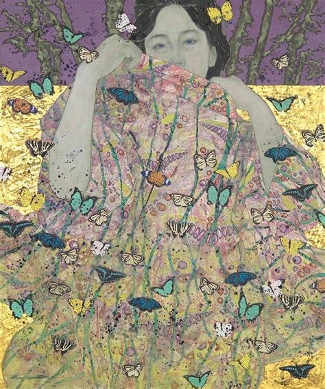 染谷香理 日本画家 Kaori Someya On Instagram 日本語は下に続きます Butterfly Series