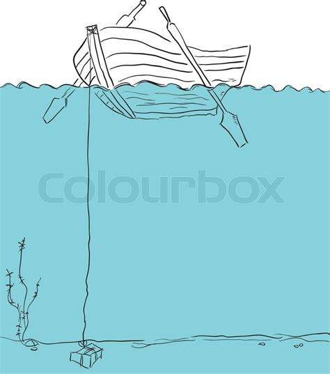 Ruderboot Stock Vektor Colourbox