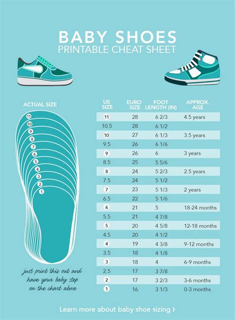Baby Shoe Sizes What You Need To Know Resources