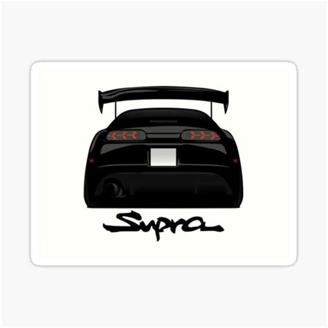 Toyota Supra Logo Sticker For Sale By Xxdaxx Redbubble