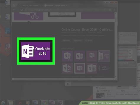 3 Ways To Take Screenshots With Onenote Wikihow