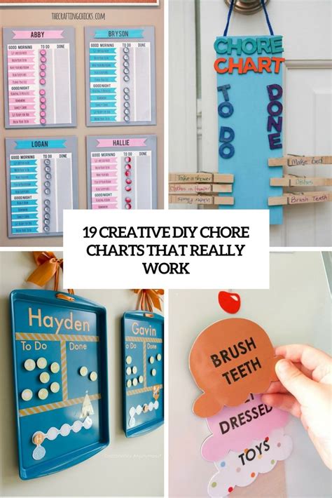 Diy Chore Chart Poster Board References Do Yourself Ideas