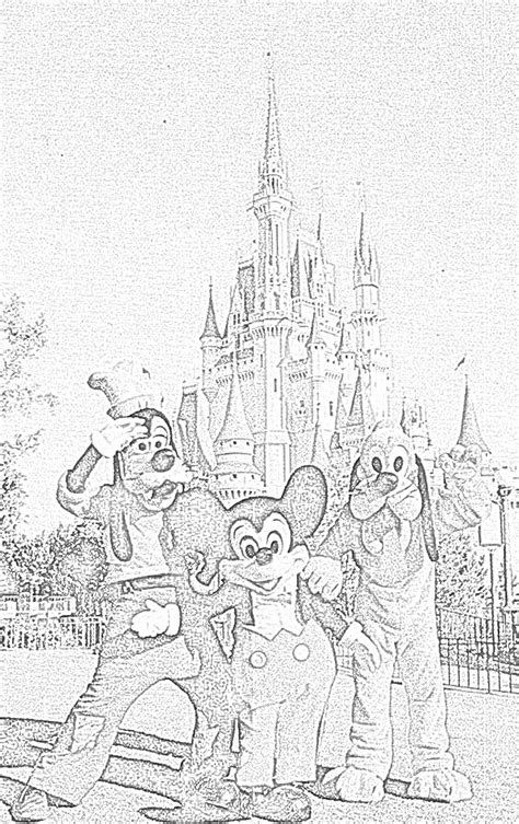 Coloring Pages Disney World Coloring Pages Free And Downloadable