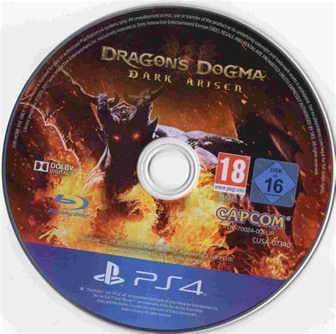 Tudo Capas 04 Dragons Dogma Dark Arisen 2017 Capa And Label Game Ps4
