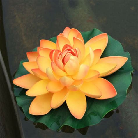 Floating Eva Lotus Flower Artificial Lotus Flower For Aquarium Fish