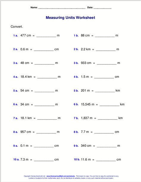 Online calculator to convert centimeters to meters (cm to m) with formulas, examples, and tables. Metric measuring units worksheets
