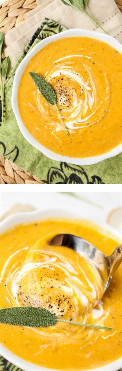 Absolutely wonderful soup, fast and easy. Roasted Butternut Squash Soup Recipe - The Food Charlatan