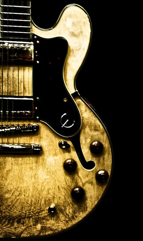 Epiphone Broadway Electric Guitar Photograph By Bill Cannon