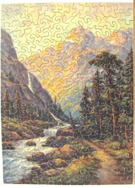 A Rippling Mountain Stream Bob Armstrongs Old Jigsaw Puzzles