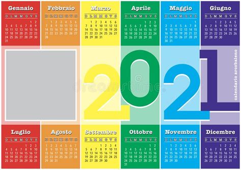 Descarca documentul 2021 calendar ca html, excel xlsx, word docx sau pdf. Rainbow Calendar 2021, With Coloured Vertical Stripes ...
