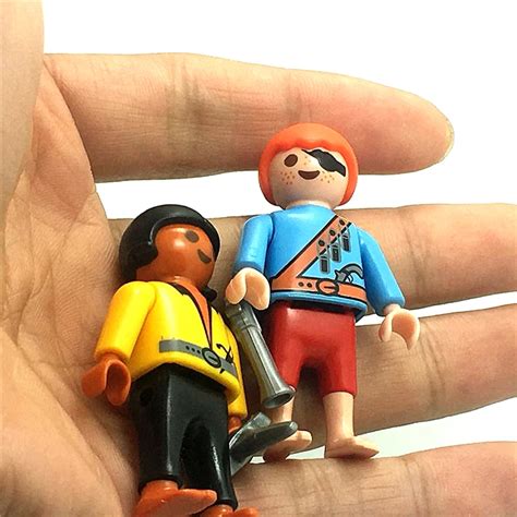 5cm Playmobil German Pirates Kids Action Figures Dolls Birthday Toys