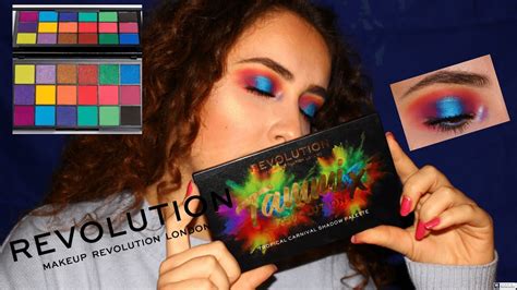 New Tammi X Makeup Revolution Tropical Carnival Palette Youtube