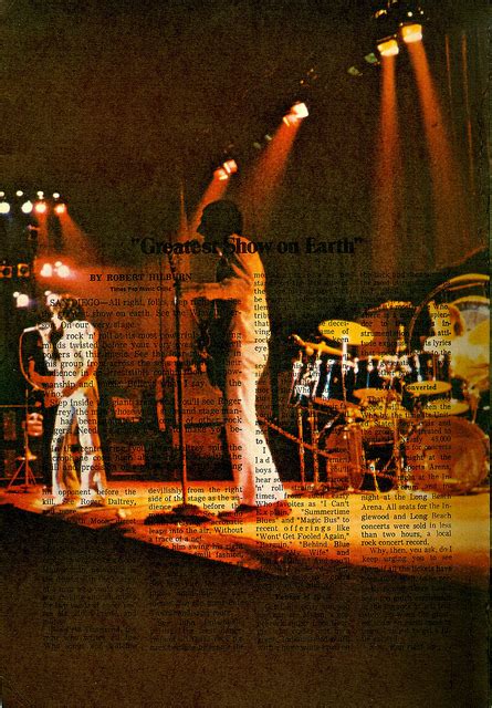 Facebook is showing information to help you better understand the purpose of a page. Tour Programme - The Who Live 1975 ~ vintage everyday