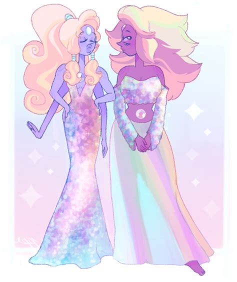 Opal And Rainbow Quartz Steven Universe Pinterest Steven Universe