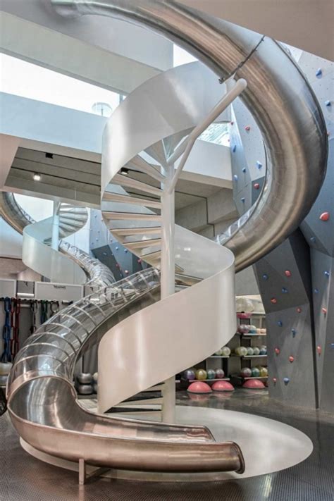 Diy stair slide, or how to add a slide to your stairs. Spiral Staircase With Slide | Stair Designs