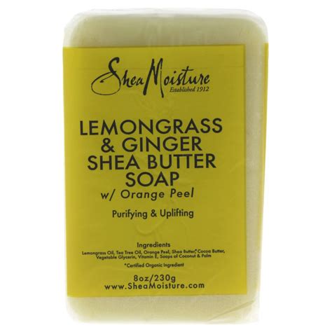 Lemongrass Ginger Shea Butter Soap By Shea Moisture For Unisex Oz Bar Soap In Soap From