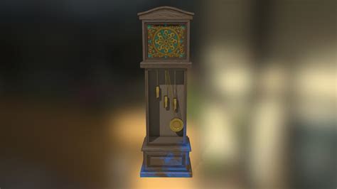 Animated Grandfathers Clock 3d Model By Coconutkaos 3329b79