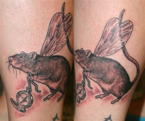 Just Your Regular Rat Tattoo Rat Tattoo Tattoos Light Tattoo
