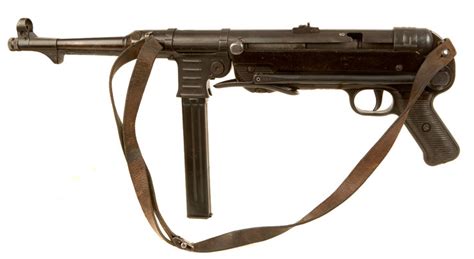 Deactivated Old Specification Wwii Nazi Mp40 Submachine Gun By Erma