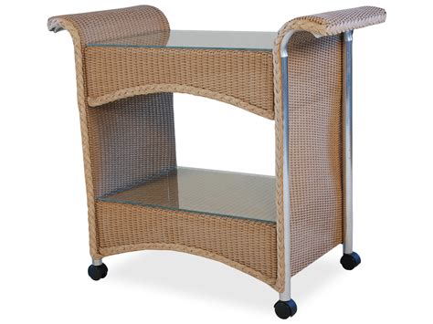 Dining room › bar & serving carts (12) bar & serving carts. Lloyd Flanders Wicker Serving Cart | LF1045