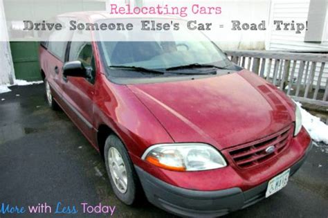 Maybe you would like to learn more about one of these? Car Relocation Service-Drive Someone Else's Car for Free! - More With Less Today | Relocation ...