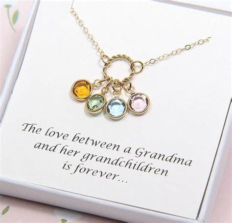 These include only funny and practical gift ideas she'll actually use. Grandma Necklace, Grandchildren Necklace, Mothers Day Gift ...