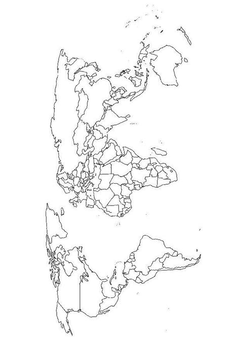 The unique free coloring pages will even teach your kids a few basic things about latitudes and longitudes. Coloring Page Of World Map - Coloring Home