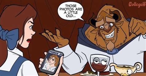 What It Would Look Like If Disney Princesses Used Dating Apps Huffpost