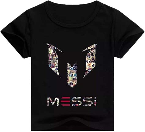 Xmtihe Toddlers Kids Lionel Messi Short Sleeve T Shirts Unisex Child