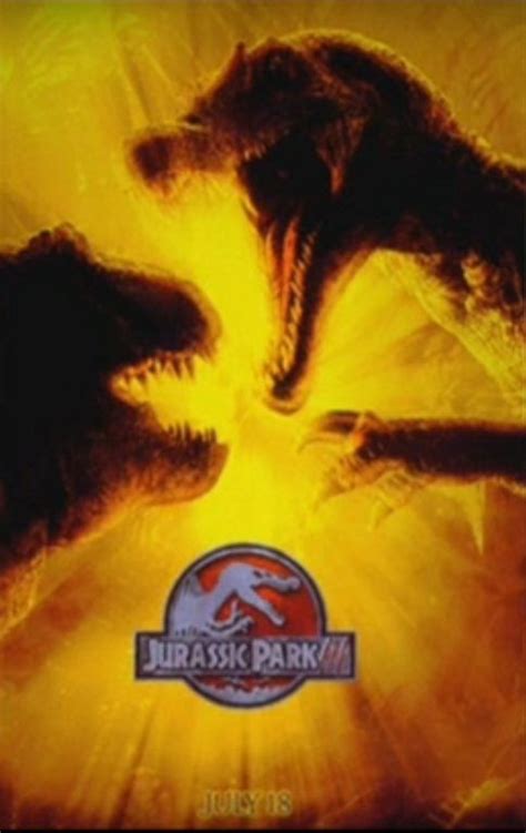 Early Jurassic Park 3 Poster Art Jurassicpark3 Jurassicpark