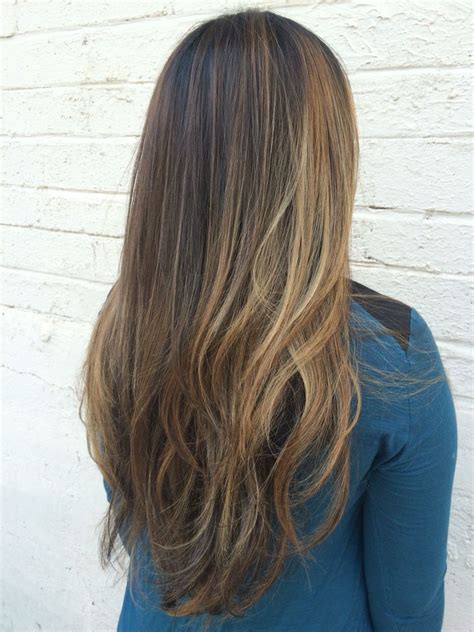 Ombre And Haircut I Did For My Persian Client With Dark Brown Hair As