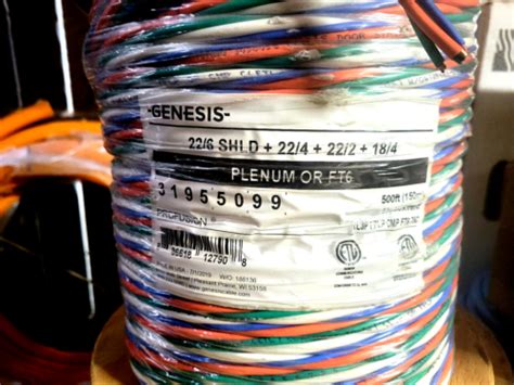 Genesis Profusion Plenumft6 Access Control Cable Cmp Combo Wire 500ft