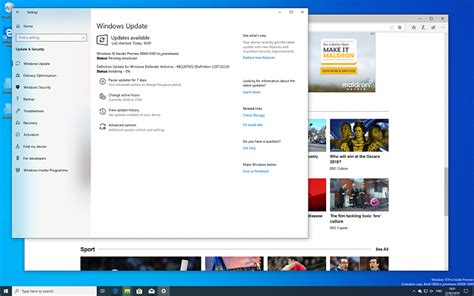 New Windows 10 Insider Preview Skip Ahead Build 18836 20h1 Feb 14