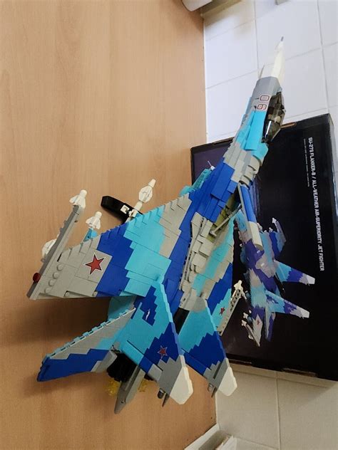 Brickmania Su 27s Flanker B All Weather Air Superiority Jet Fighter Ebay