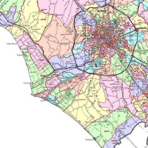 Carta Stradale Della Provincia Di Roma Visceglia Carte E Mappe