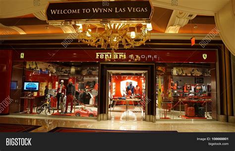 Ferrari Store At Wynn Las Vegas And Encore In Las Vegas Stock Photo