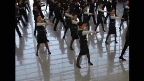 Flash Mob Style Flight Attendant Dance Video